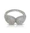 Crystal Cusp 18crt Bangle embedded with Fifth Element crystals (BN 011)
