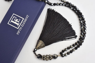 Islamic Black Tasbih (Rosary) 100 Beads Eid Ramadan Religious Gift